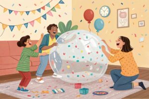 Saran Wrap Ball Game
