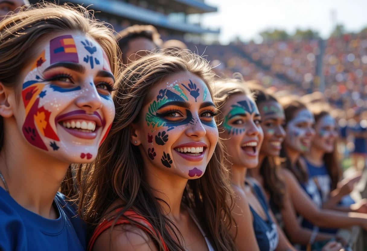 Football Game Face Paint Ideas