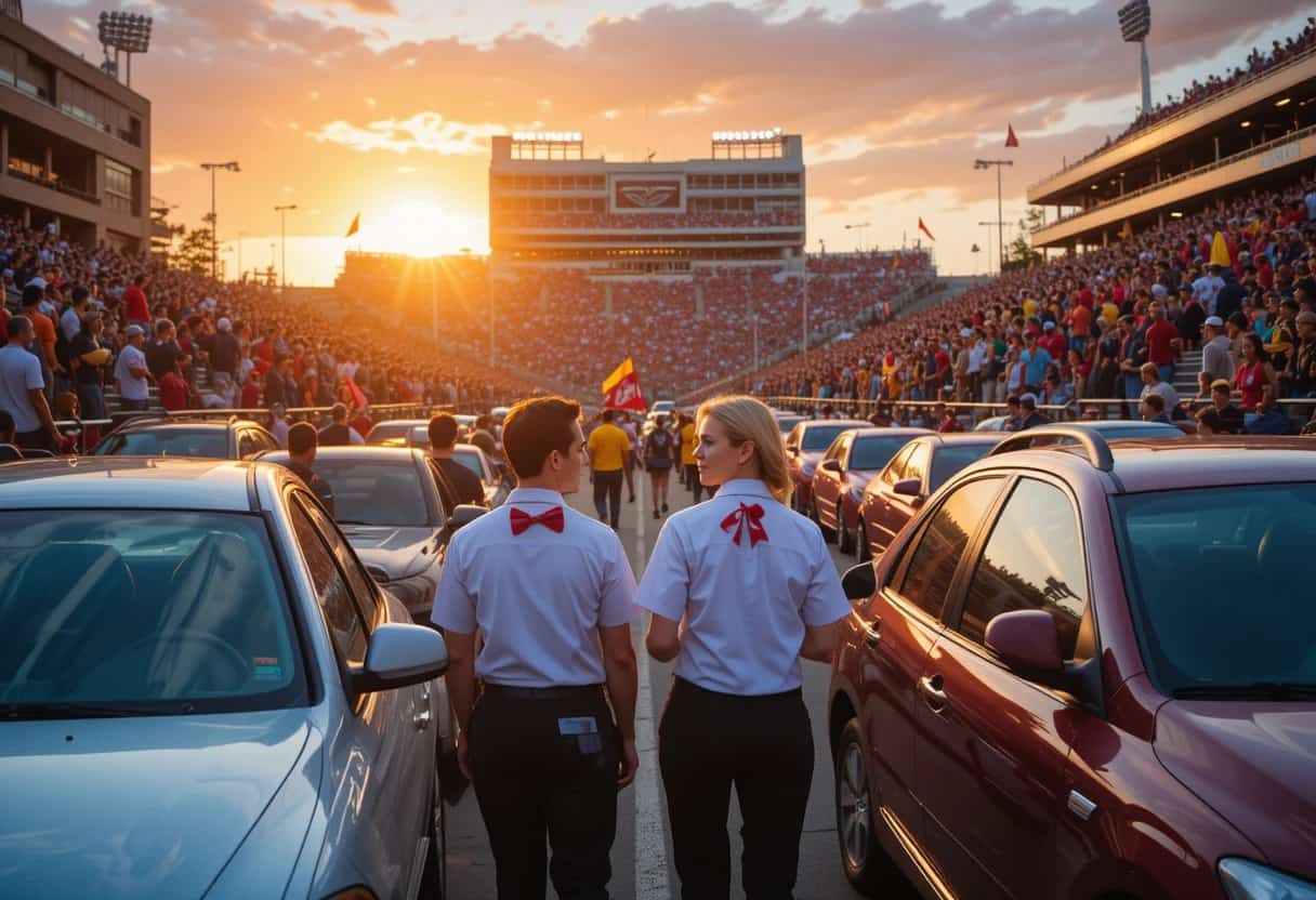 My Partner And I Did Valet For College Football Games