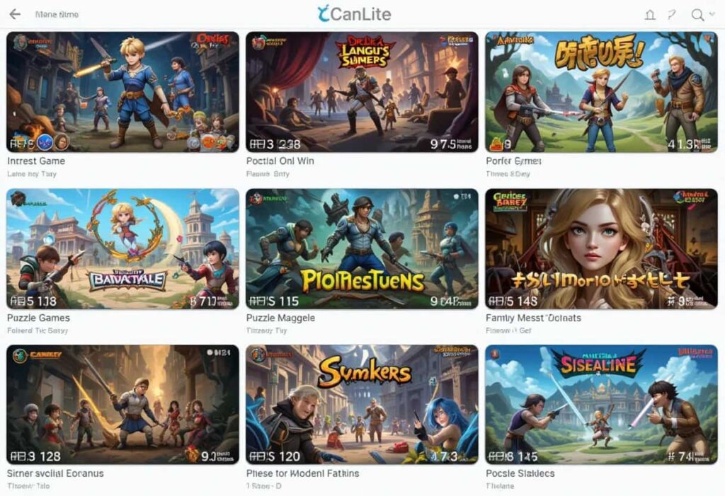 What Types of Games Can You Play on CanLite?